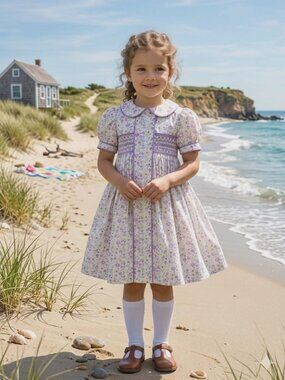 Lavender Meadow Smocked Dress